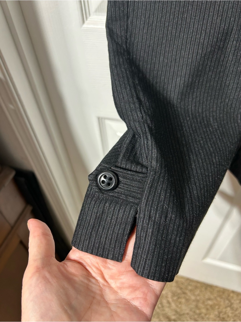 Dynamite Black Pinstripe Capris - Picture 6 of 8